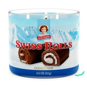 Goose Creek Little Debbie Swiss Roll 14.5oz 3 Wick Candle